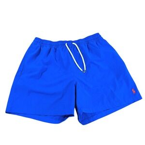 Polo Ralph Lauren Swim Trunks Mesh Lined‎ Trim Size Athletic Pre-Owned Mens XXL